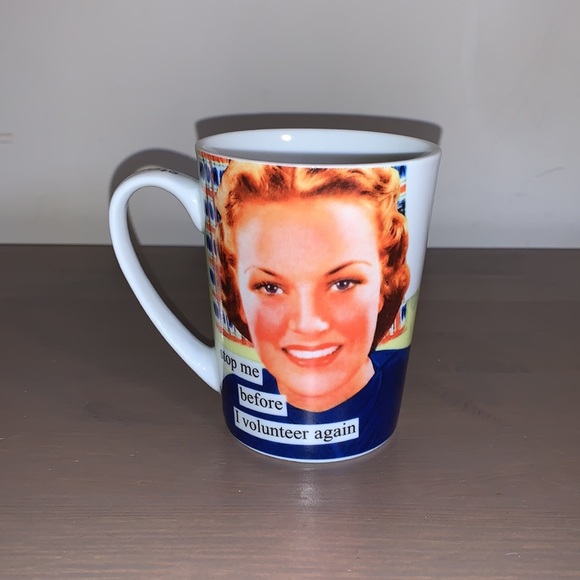 Anne Taintor “Stop Me Before I Volunteer Again” Retro Stepford Inspired Mug - Picture 4 of 7